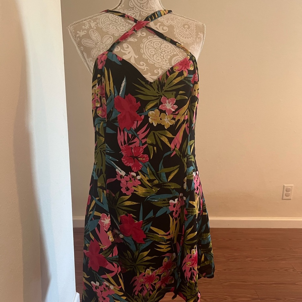 Multi print summer dress